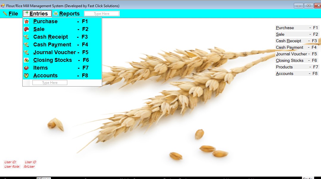 Flour & Rice Mill Management
